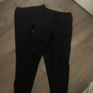 Athleta black leggings kids small